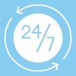 24×7 emergency backup